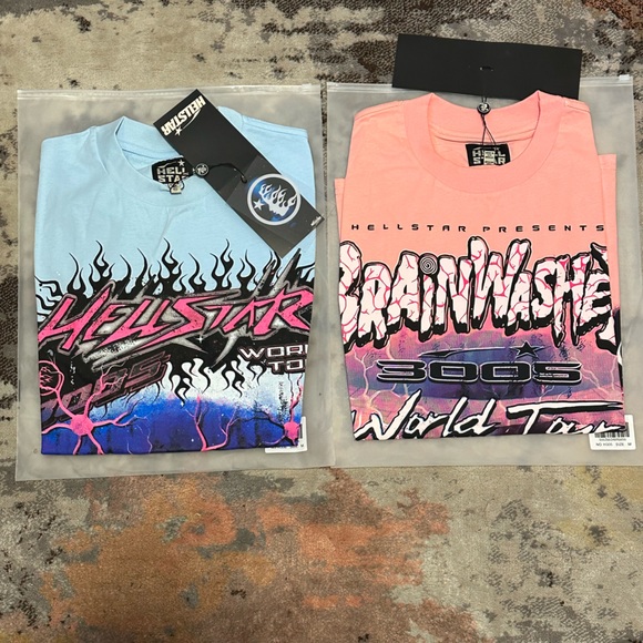 hellstar Other - Hellstar Brainwashed World Tour & Neuron Tour T -Shirt